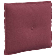 Vidaxl rugkussen wijnrood 50 x 19 x 45 cm stof - afbeelding 2