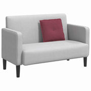 Vidaxl rugkussen wijnrood 50 x 19 x 45 cm stof - afbeelding 3