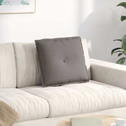 Vidaxl rugkussen taupe 50 x 19 x 45 cm stof - afbeelding 1