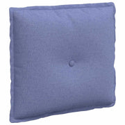 Vidaxl rugkussen jeans blauw 50 x 19 x 45 cm stof - afbeelding 2