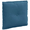 Vidaxl rugkussen blauw 50 x 45 cm cordstof