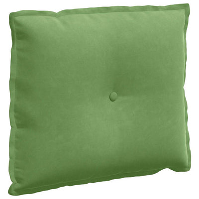Vidaxl rugkussen lichtgroen 60 x 50 cm katoen stof