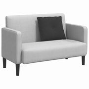 Vidaxl rugkussen zwart 60 x 50 cm microvezel stof - afbeelding 3