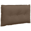 Vidaxl rugkussen bruin 80 x 19 x 50 cm stof
