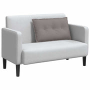 Vidaxl rugkussen taupe 80 x 19 x 50 cm stof - afbeelding 3