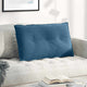 Vidaxl rugkussen blauw 80 x 50 cm cordstof