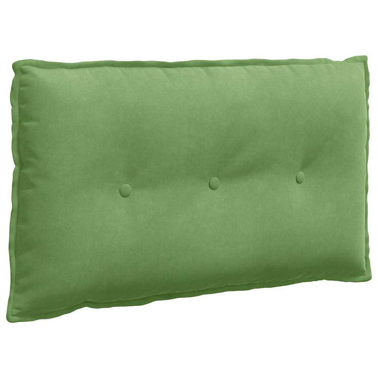 Vidaxl rugkussen lichtgroen 80 x 50 cm katoen stof
