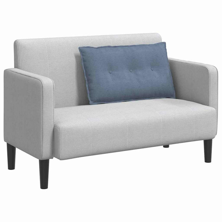 Vidaxl rugkussen blauw 80 x 50 cm katoen stof