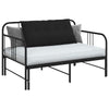 Vidaxl rugkussen zwart 100 x 19 x 50 cm stof