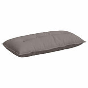 Vidaxl rugkussen taupe 100 x 19 x 50 cm stof - afbeelding 2