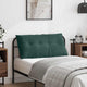 Vidaxl rugkussen donkergroen 100 x 50 cm katoen stof