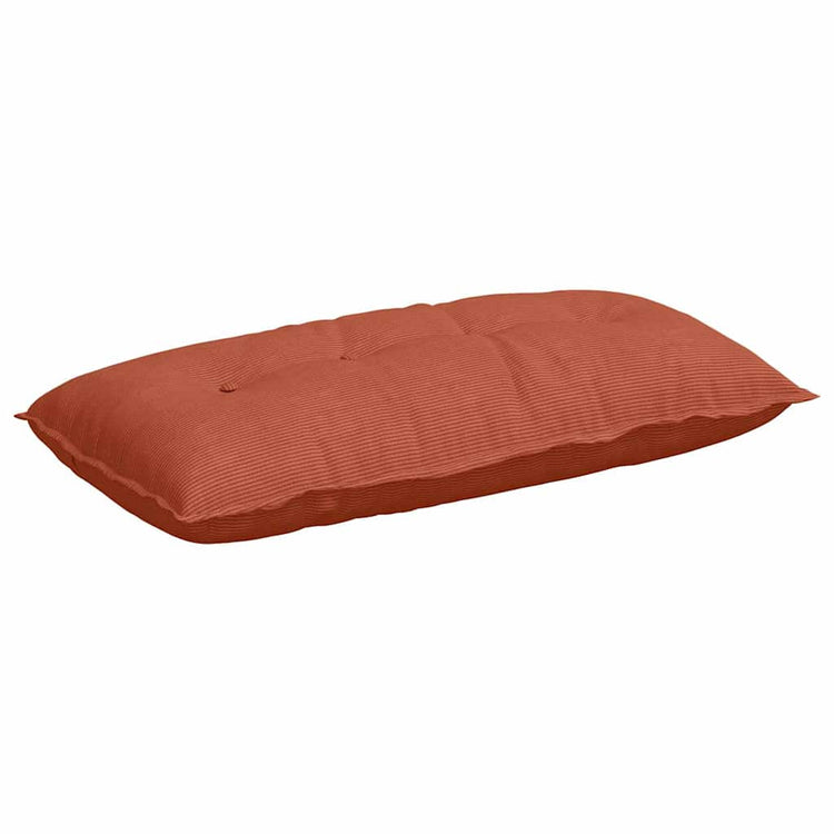 Vidaxl rugkussen rood-oranje 100 x 50 cm katoen stof