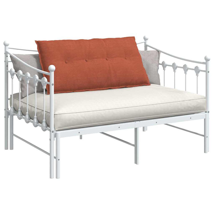 Vidaxl rugkussen rood-oranje 100 x 50 cm katoen stof