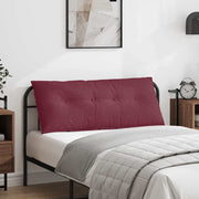 Vidaxl rugkussen wijnrood 120 x 19 x 50 cm stof - afbeelding 1