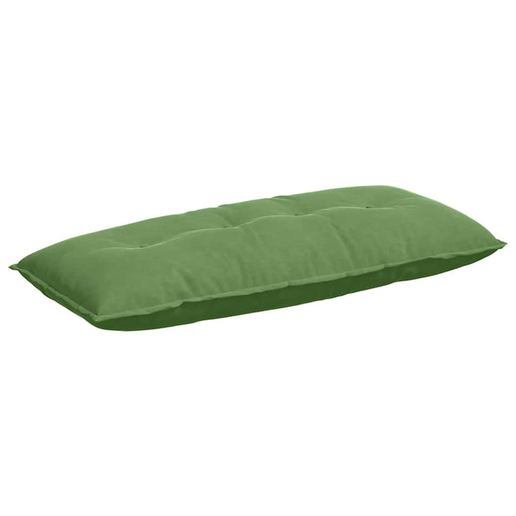 Vidaxl rugkussen lichtgroen 120 x 50 cm katoen stof