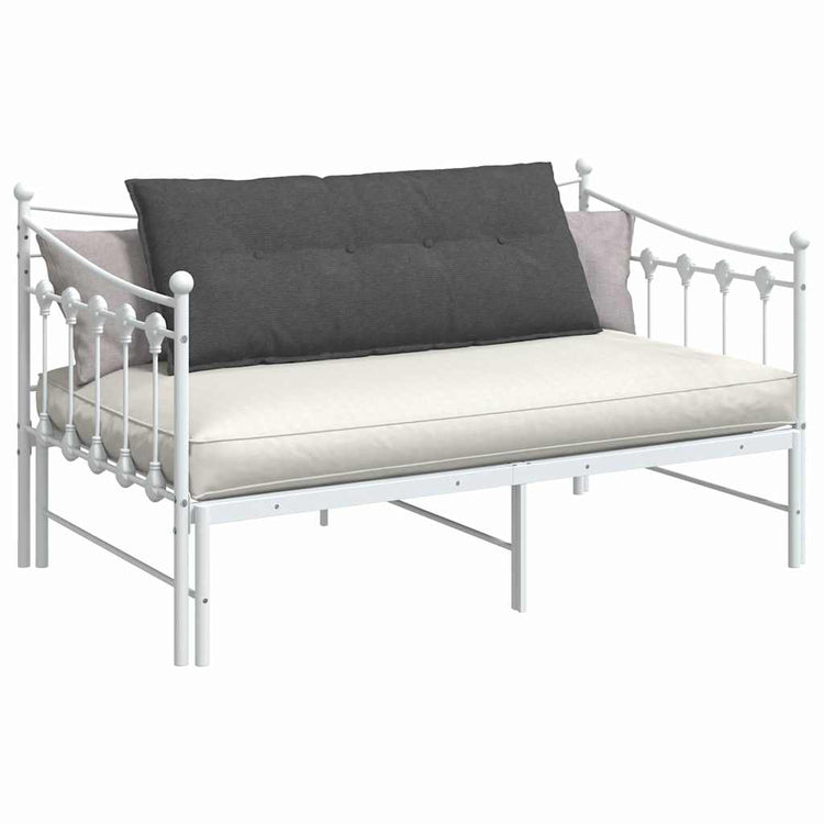 Vidaxl rugkussen donkergrijs 120 x 50 cm katoen stof