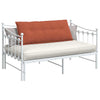 Vidaxl rugkussen rood-oranje 120 x 50 cm cordstof