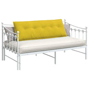 Vidaxl rugkussen geel 140 x 50 cm katoen stof - afbeelding 3