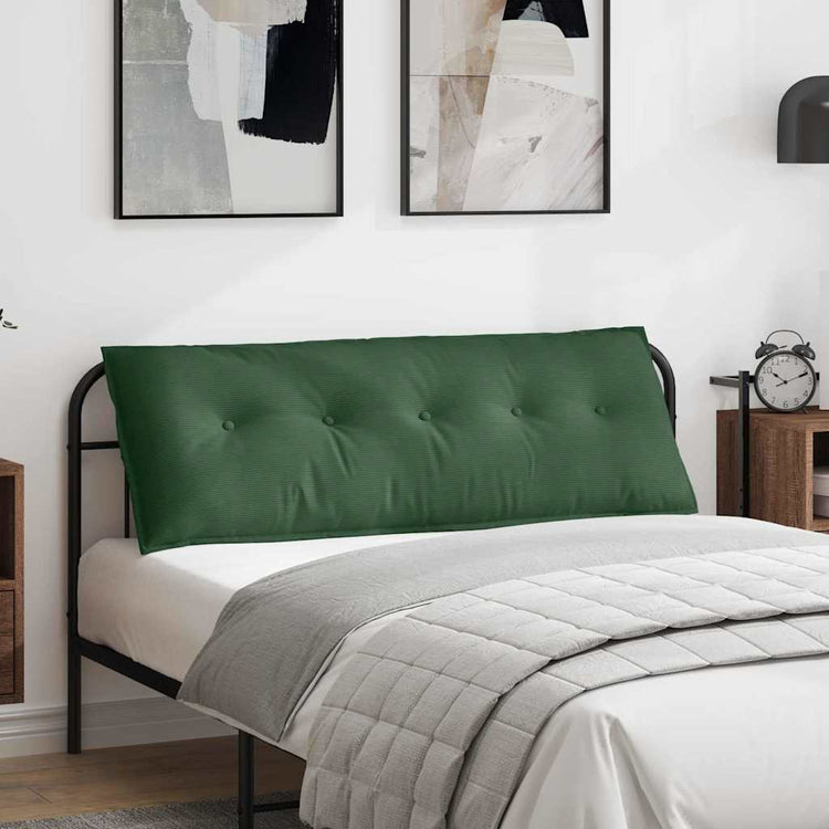 Vidaxl rugkussen jungle groen 140 x 50 cm katoen stof