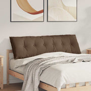 Vidaxl rugkussen bruin 160 x 19 x 50 cm stof - afbeelding 1