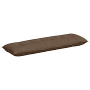 Vidaxl rugkussen bruin 160 x 19 x 50 cm stof - afbeelding 2