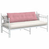 Vidaxl rugkussen roze 160 x 50 cm cordstof