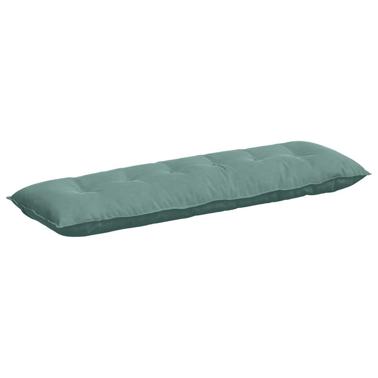 Vidaxl rugkussen zeegroen 160 x 50 cm katoen stof