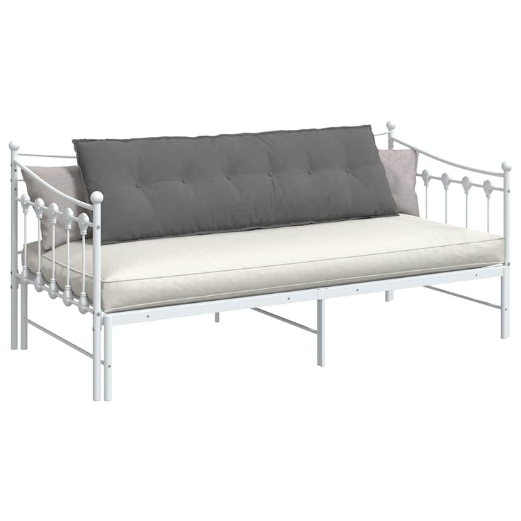 Vidaxl rugkussen donkergrijs 160 x 50 cm microvezel stof