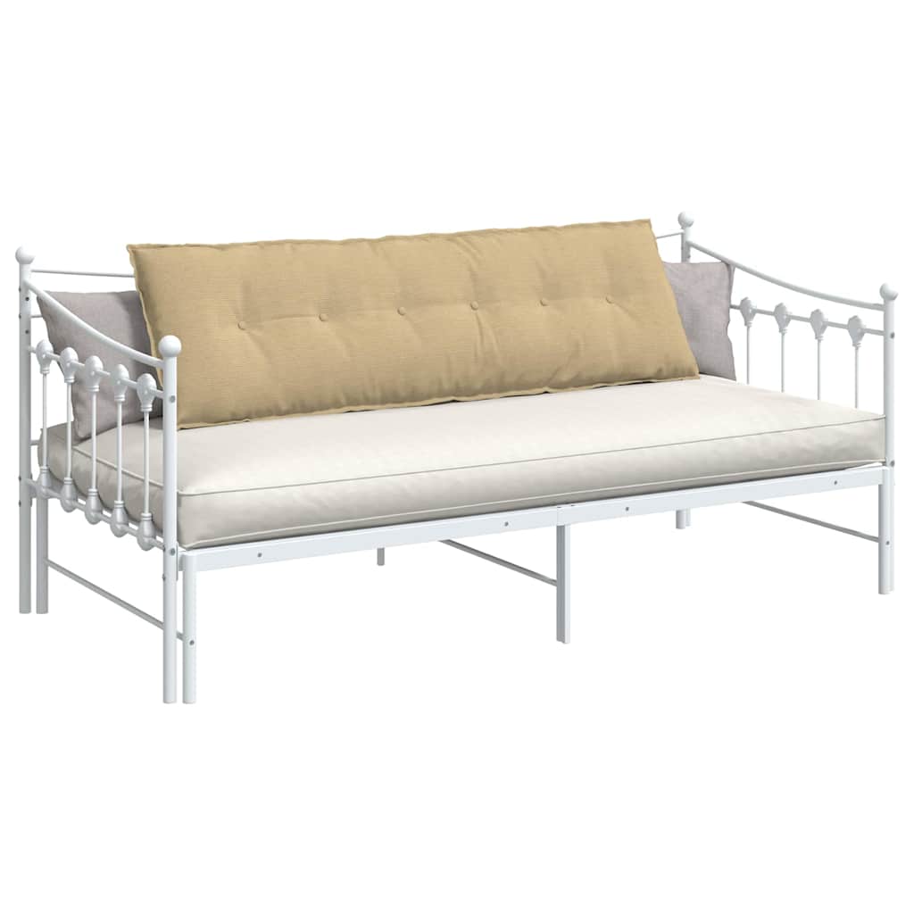 Vidaxl rugkussen grijs groen 160 x 50 cm cordstof