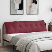 Vidaxl rugkussen wijnrood 180 x 19 x 50 cm stof - afbeelding 1