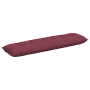 Vidaxl rugkussen wijnrood 180 x 19 x 50 cm stof - afbeelding 2