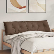 Vidaxl rugkussen bruin 180 x 19 x 50 cm stof - afbeelding 1