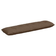 Vidaxl rugkussen bruin 180 x 19 x 50 cm stof - afbeelding 2