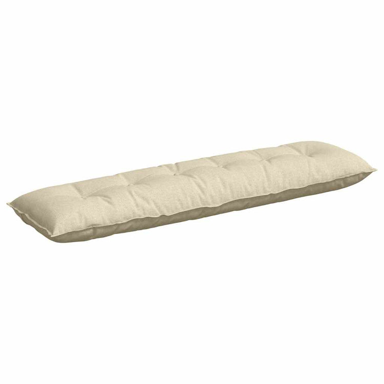 Vidaxl rugkussen crème 180 x 19 x 50 cm stof