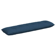 Vidaxl rugkussen blauw 180 x 19 x 50 cm stof - afbeelding 2