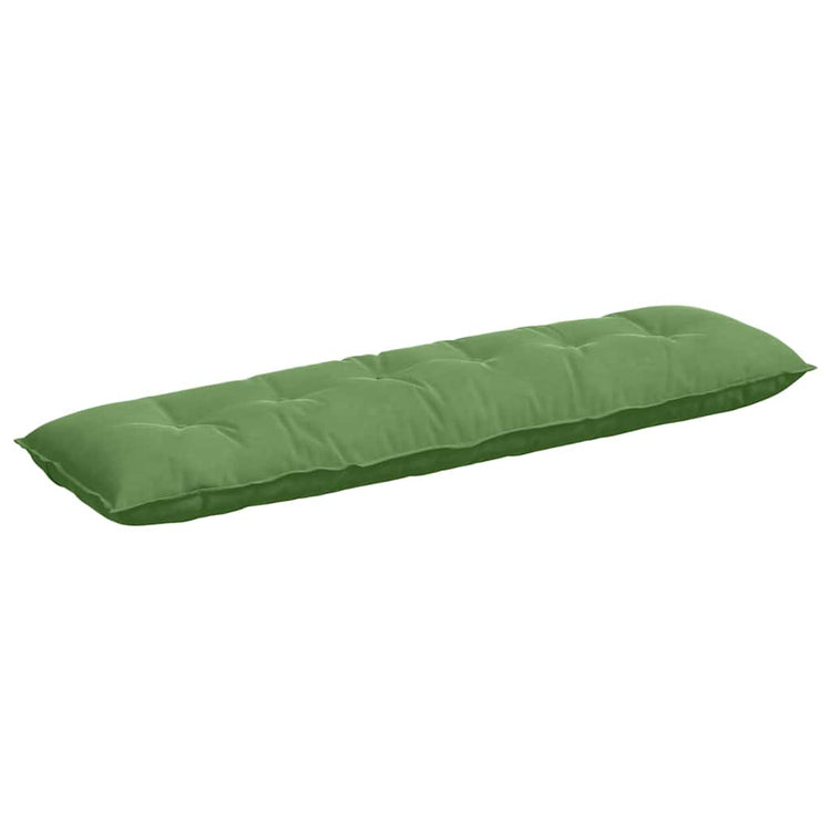 Vidaxl rugkussen lichtgroen 180 x 50 cm katoen stof
