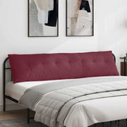 Vidaxl rugkussen wijnrood 200 x 19 x 50 cm stof - afbeelding 1