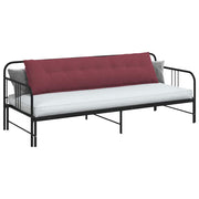 Vidaxl rugkussen wijnrood 200 x 19 x 50 cm stof - afbeelding 3