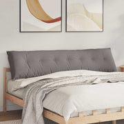 Vidaxl rugkussen taupe 200 x 19 x 50 cm stof - afbeelding 1