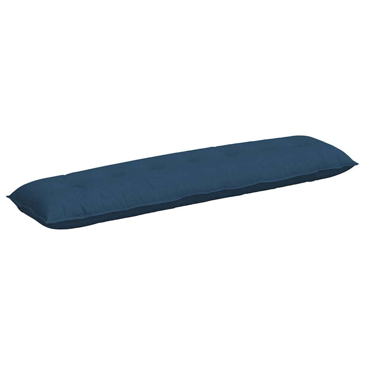 Vidaxl rugkussen blauw 200 x 19 x 50 cm stof