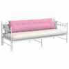Vidaxl rugkussen roze 200 x 19 x 50 cm stof