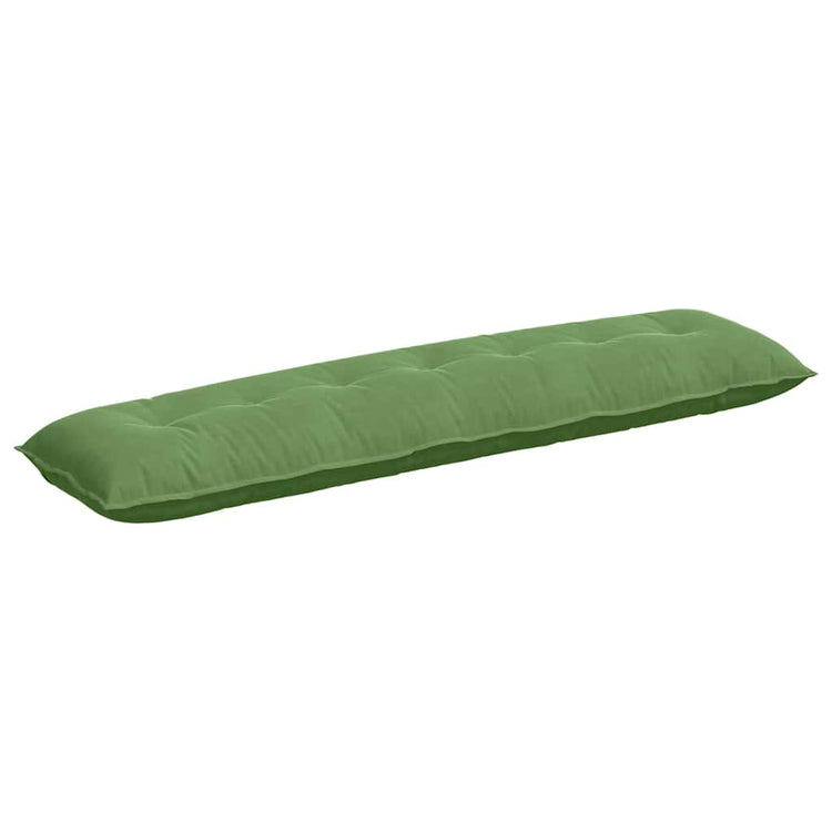 Vidaxl rugkussen lichtgroen 200 x 50 cm katoen stof