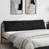 Vidaxl rugkussen zwart 200 x 50 cm cordstof