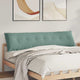 Vidaxl rugkussen zeegroen 200 x 50 cm katoen stof