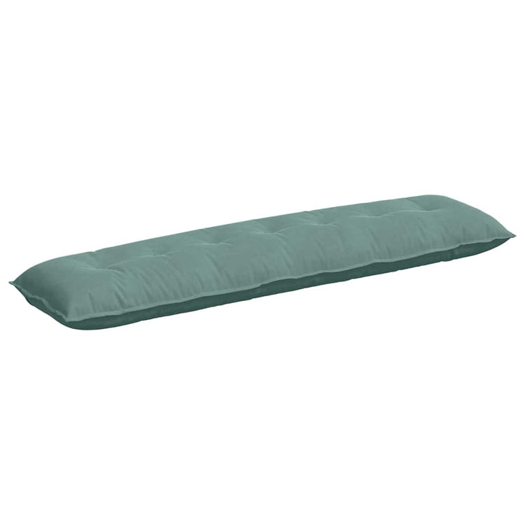 Vidaxl rugkussen zeegroen 200 x 50 cm katoen stof