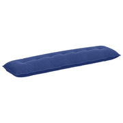 Vidaxl rugkussen politieblauw 200 x 50 cm katoen stof - afbeelding 2
