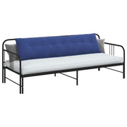 Vidaxl rugkussen politieblauw 200 x 50 cm katoen stof - afbeelding 3