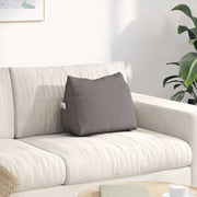 Vidaxl rugkussen taupe 45 x 20 x 35 cm stof - afbeelding 1