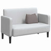 Vidaxl rugkussen taupe 45 x 20 x 35 cm stof