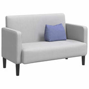 Vidaxl rugkussen jeans blauw 45 x 20 x 35 cm stof - afbeelding 3